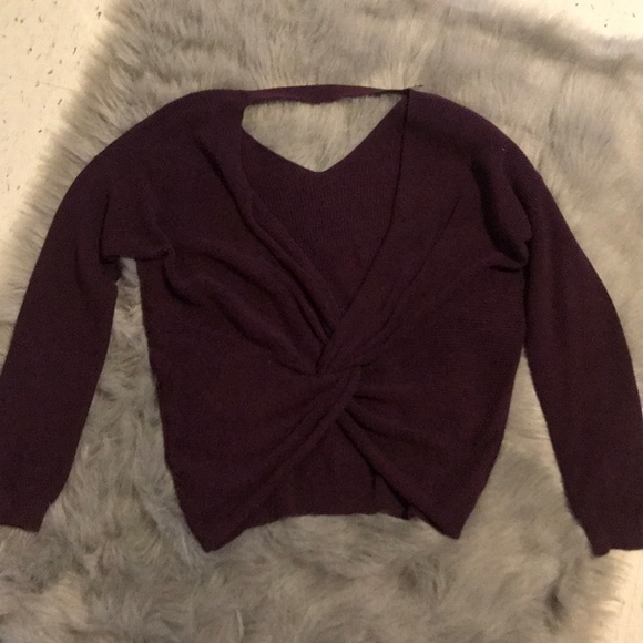 Dynamite knit open back sweater - Picture 2 of 3
